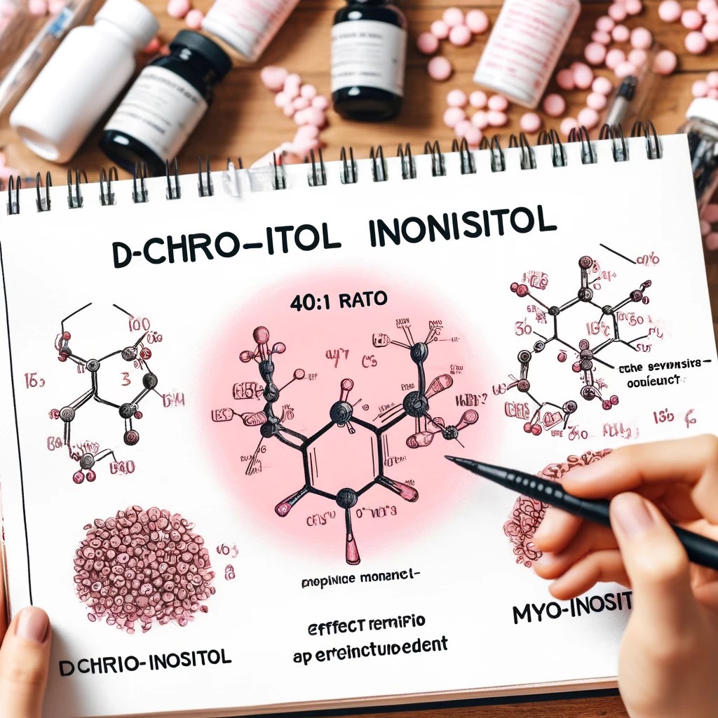 Optimal 40:1 Myo-Inositol to D-Chiro-Inositol ratio for effective PCOS management.