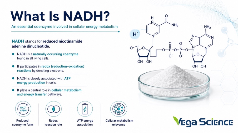 NADH Physical and Chemical Indicators ingredient information and formulation support