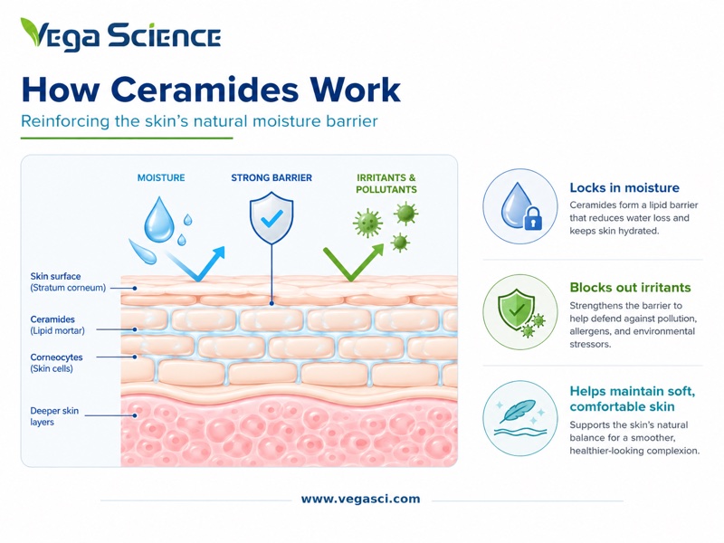 Ceramide chemical identity infographic