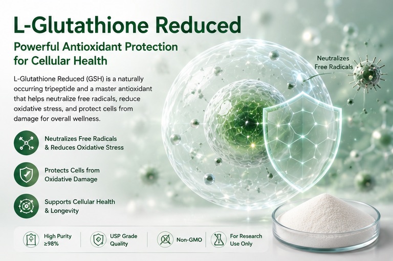 L-Glutathione Reduced cellular antioxidant research context