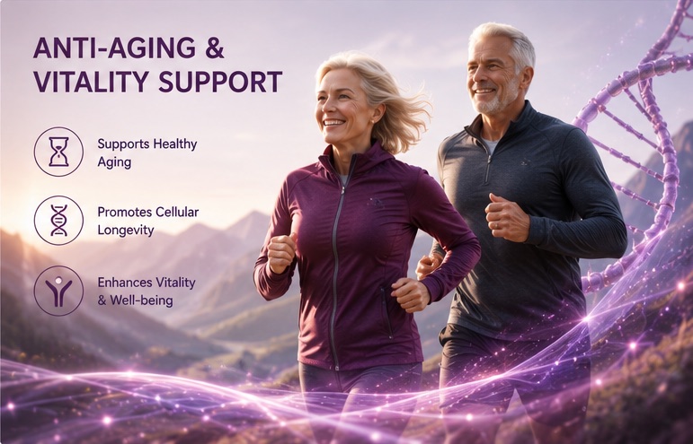 Resveratrol anti-aging and cellular longevity research context